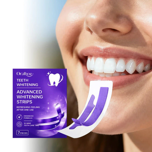 Purple Teeth Whitening Strips